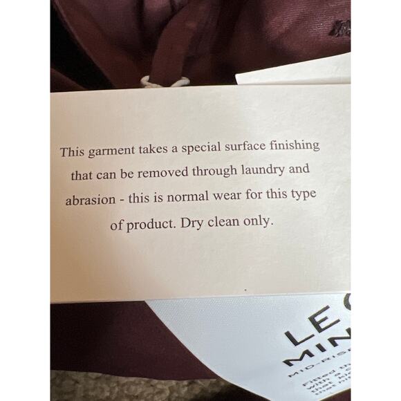 Frame size 34 pants Le Crop Mini Boot zip-fly brown office cocktails dressy - Picture 11 of 11